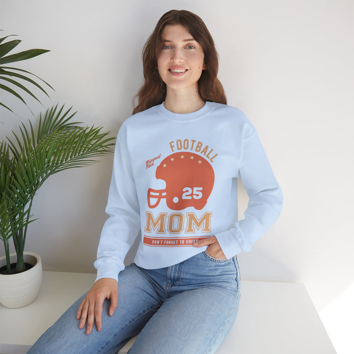 Mom's Sweatshirt - Biggest Football Fan Cheerful Design for Game Days