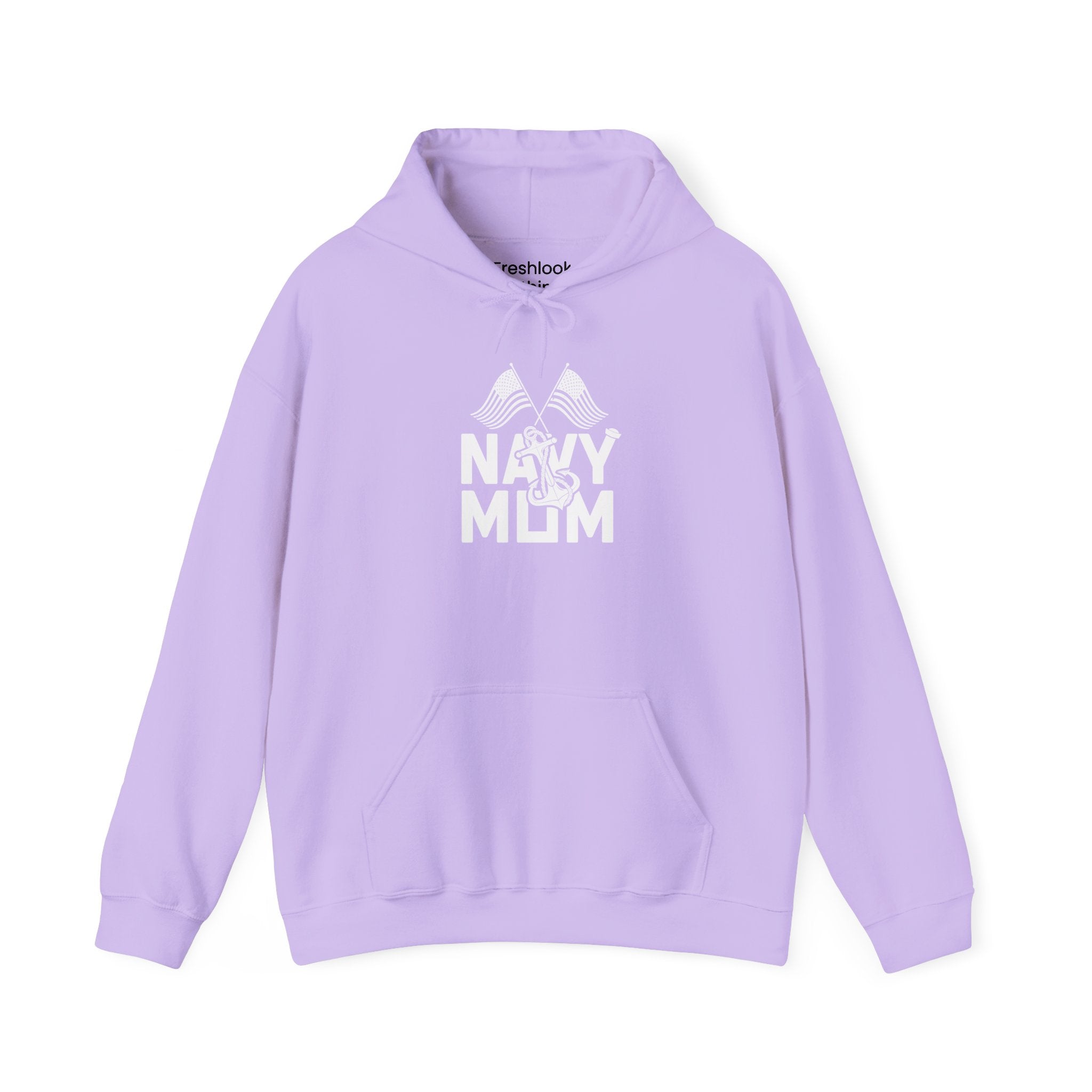 Mom's Hooded Sweatshirt – Navy Mom Design
