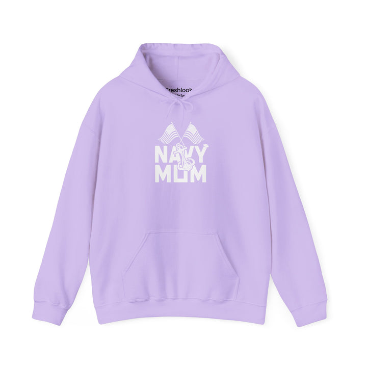 Mom's Hooded Sweatshirt – Navy Mom Design