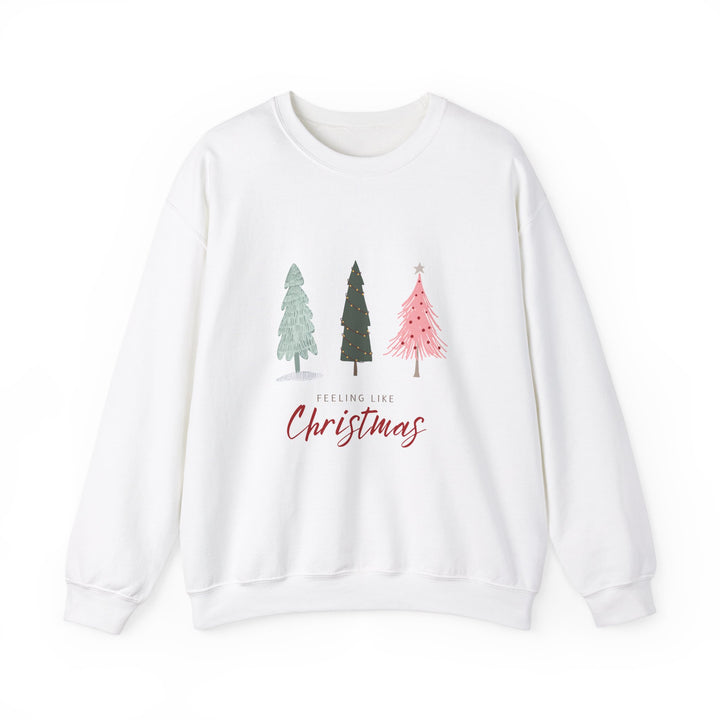 Feeling Like Christmas Crewneck Sweatshirt - Unisex Holiday Sweatshirt