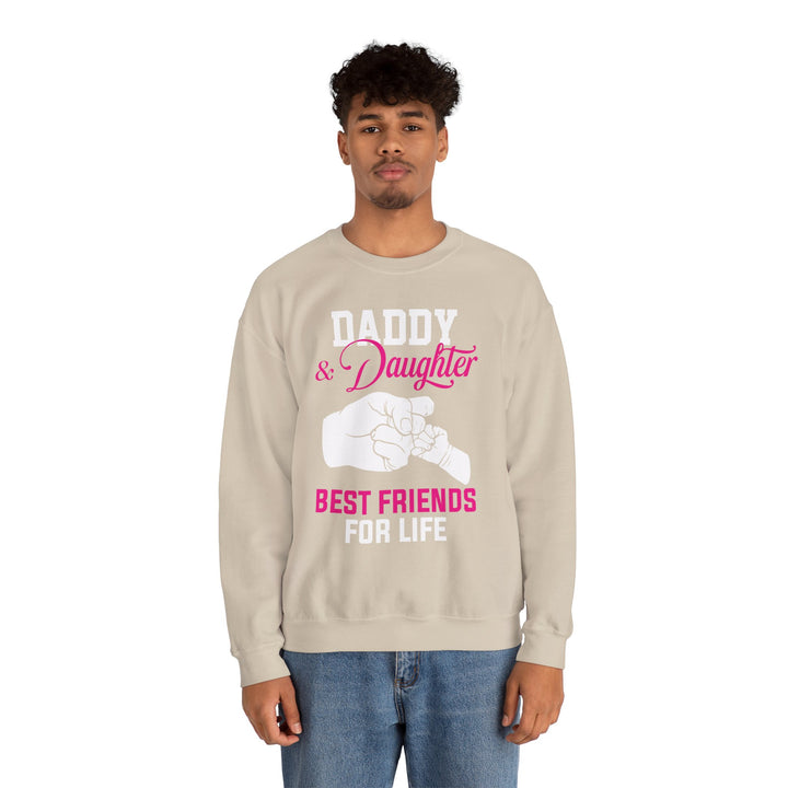 Dad’s Sweatshirt – Daddy & Daughter Best Friends For Life Design