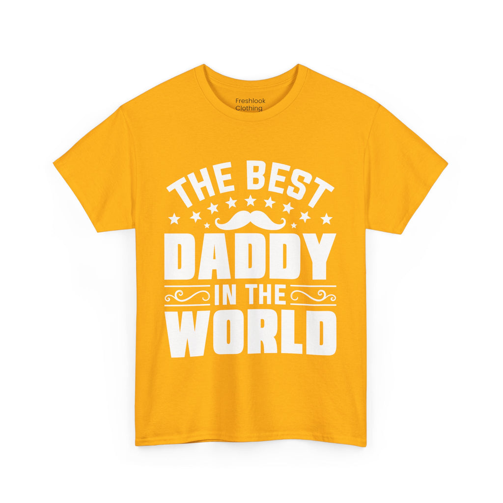 Dad's T-Shirt - The Best Daddy In The World Design