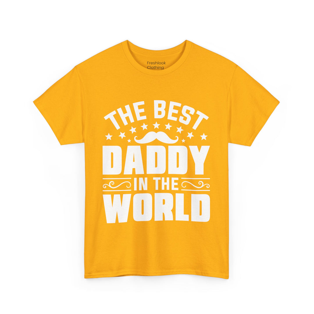 Dad's T-Shirt - The Best Daddy In The World Design