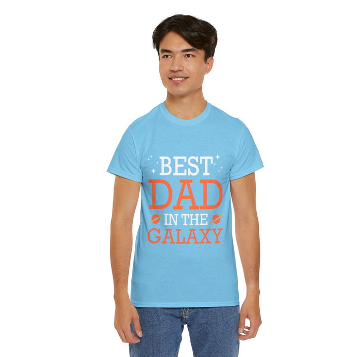 Dad's T-Shirt - Best Dad in the Galaxy Design