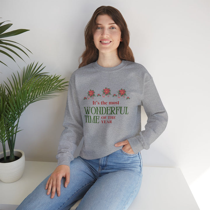 Sweatshirt — "It's the Most Wonderful Time of the Year" Holiday Crewneck