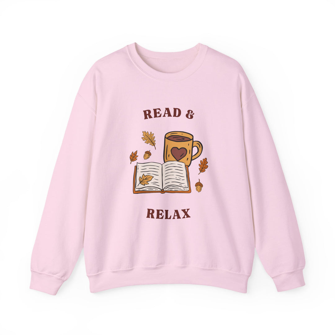 Read & Relax Sweatshirt — Cozy Book Lover Crewneck