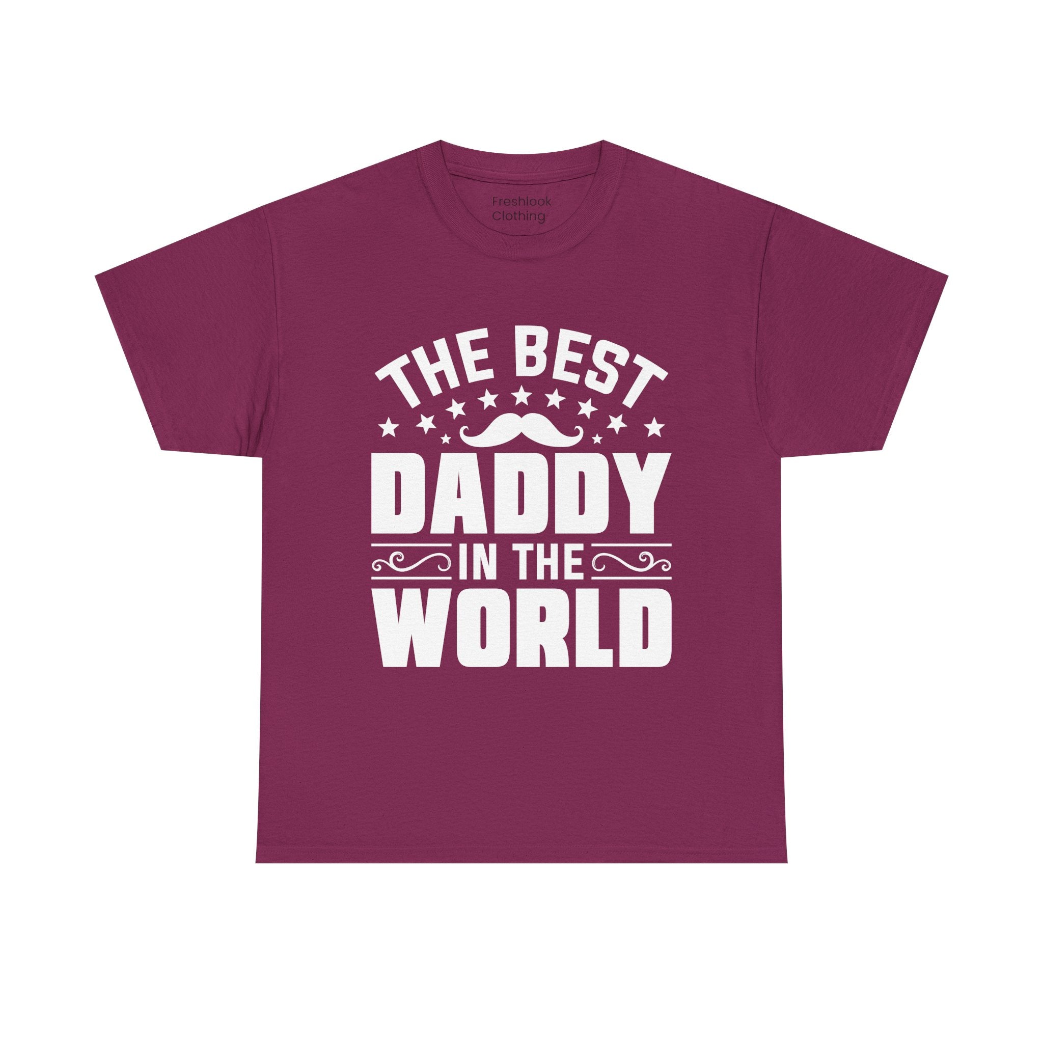 Dad's T-Shirt - The Best Daddy In The World Design