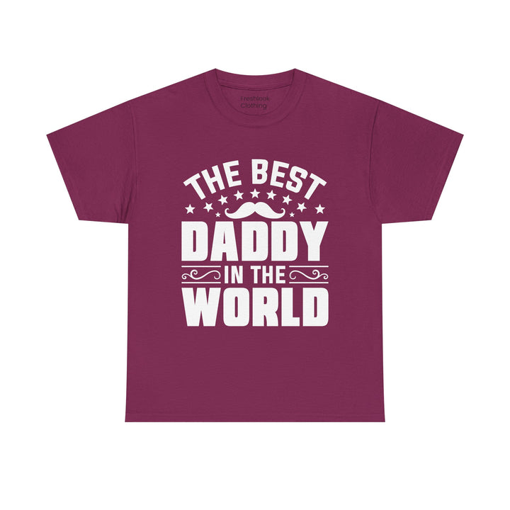 Dad's T-Shirt - The Best Daddy In The World Design