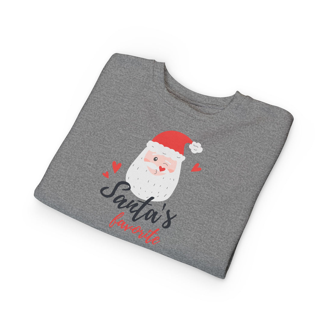 Toddler Sweatshirt — "Santa's Favorite" Cute Kids Christmas Pullover
