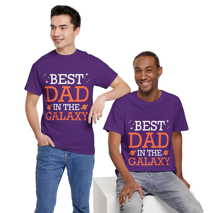 Dad's T-Shirt - Best Dad in the Galaxy Design