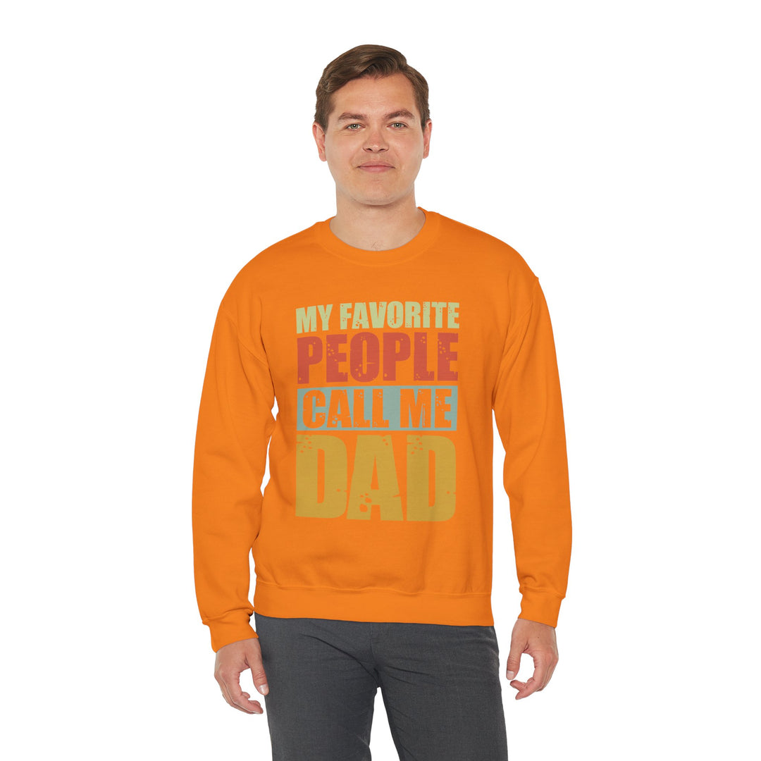 Dad’s Sweatshirt – My Favorite People Call Me Dad Design