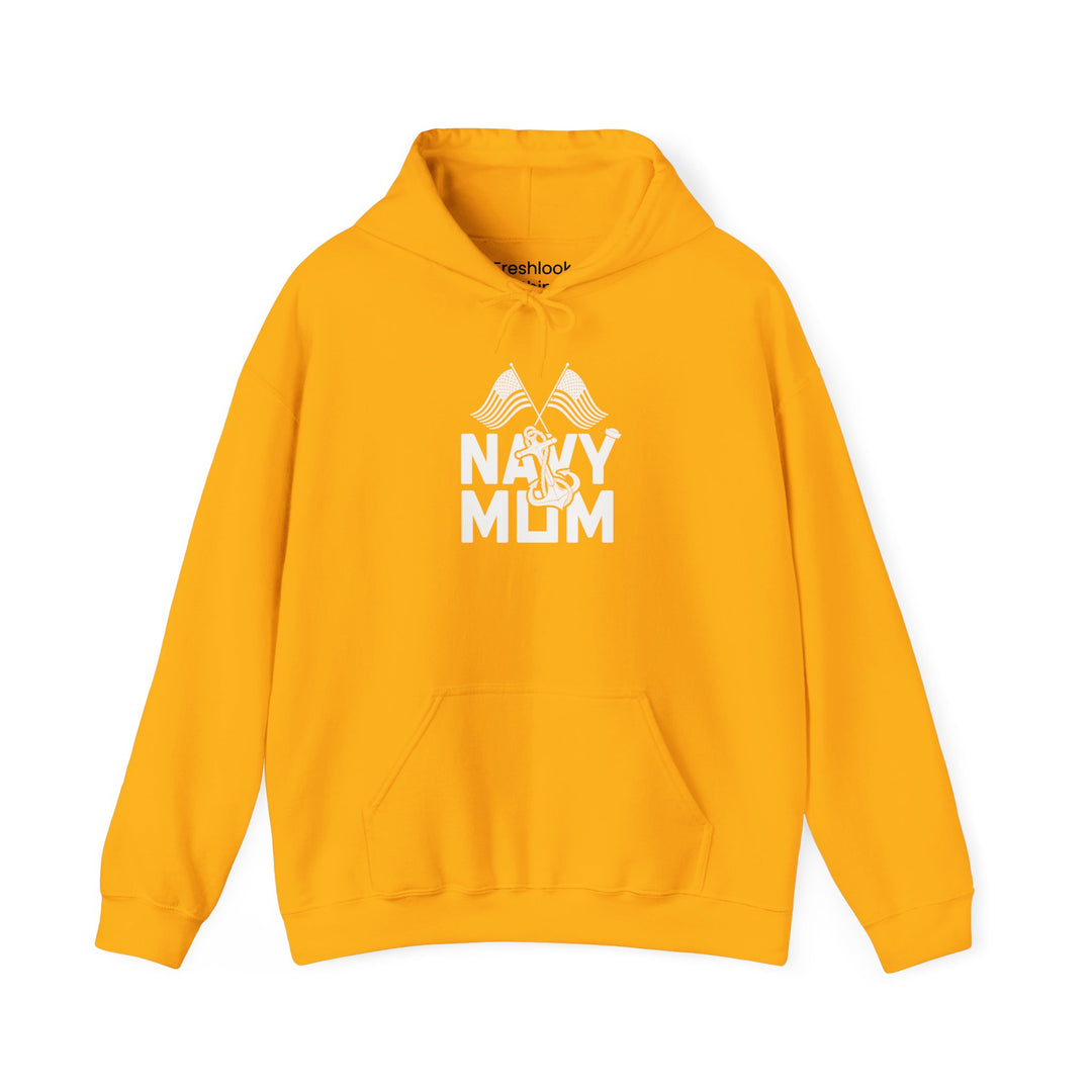 Mom's Hooded Sweatshirt – Navy Mom Design