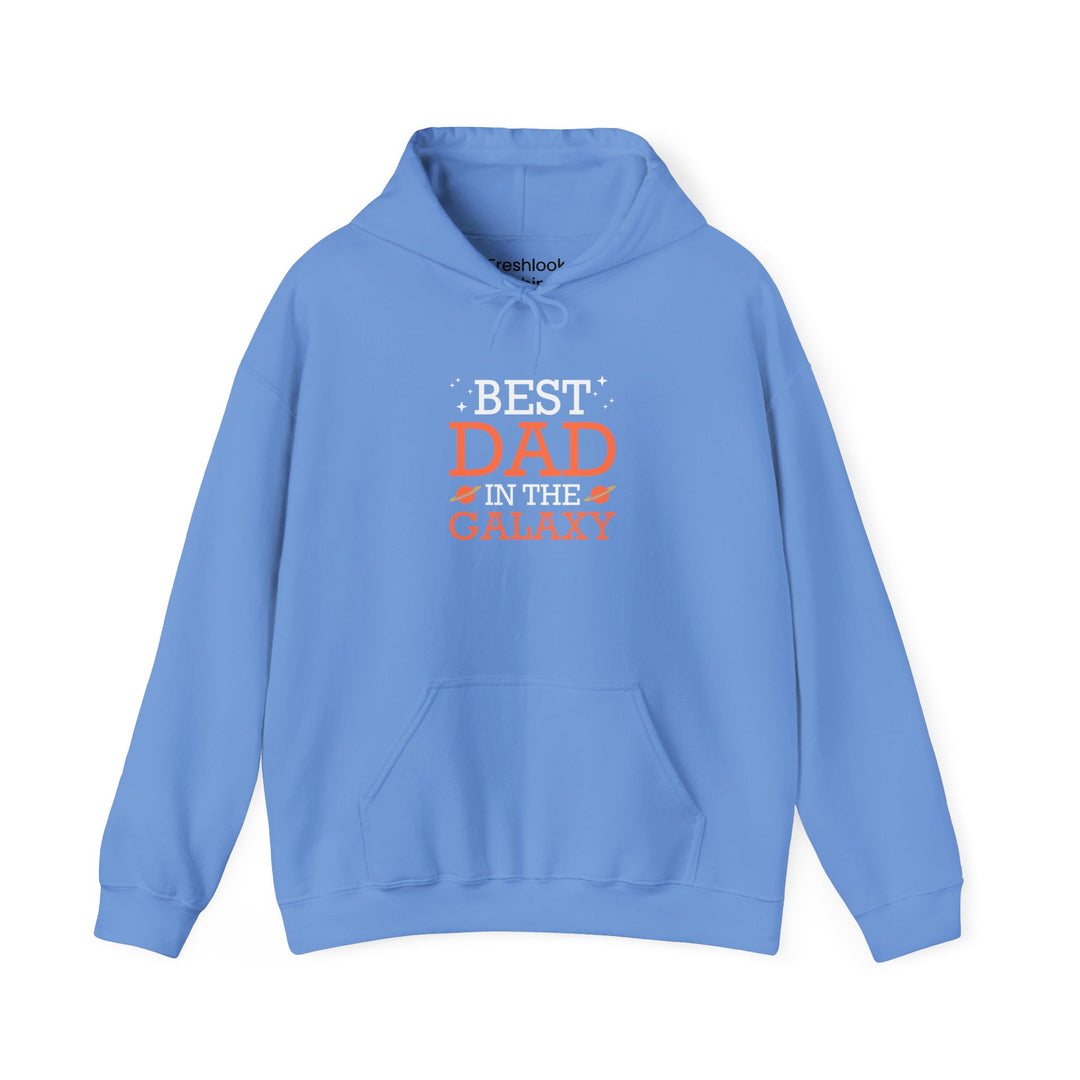 Dad’s Hooded Sweatshirt – Best Dad in the Galaxy Design