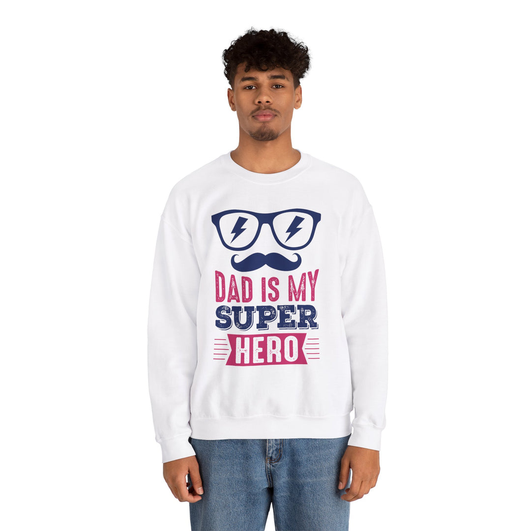 Dad’s Sweatshirt – Dad Is My Superhero Design