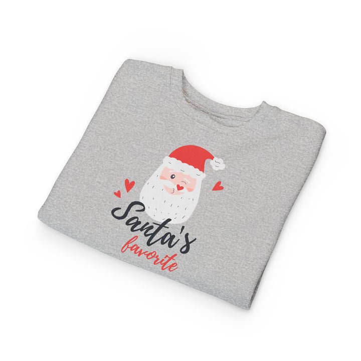 Toddler Sweatshirt — "Santa's Favorite" Cute Kids Christmas Pullover