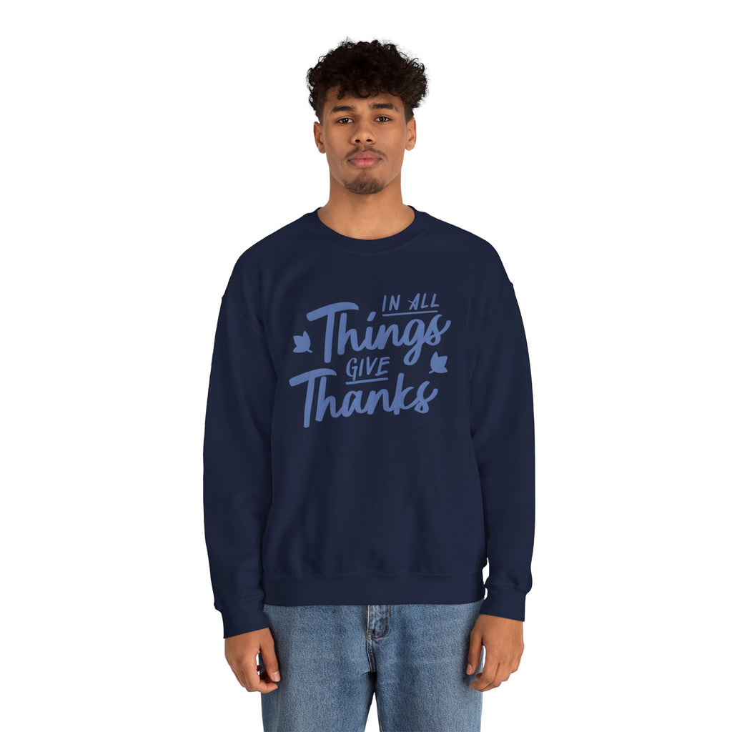 In All Things Give Thanks Design