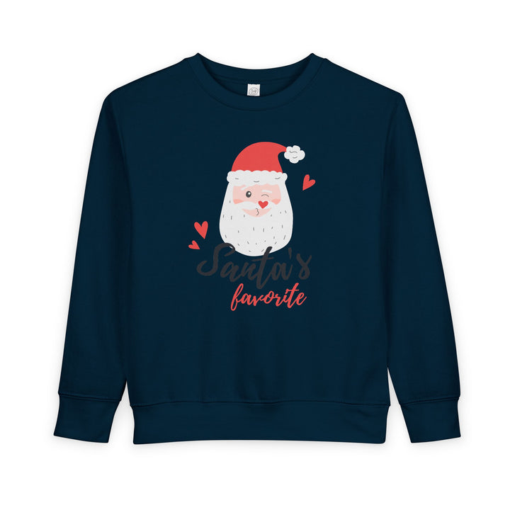 Toddler Sweatshirt — "Santa's Favorite" Cute Kids Christmas Pullover