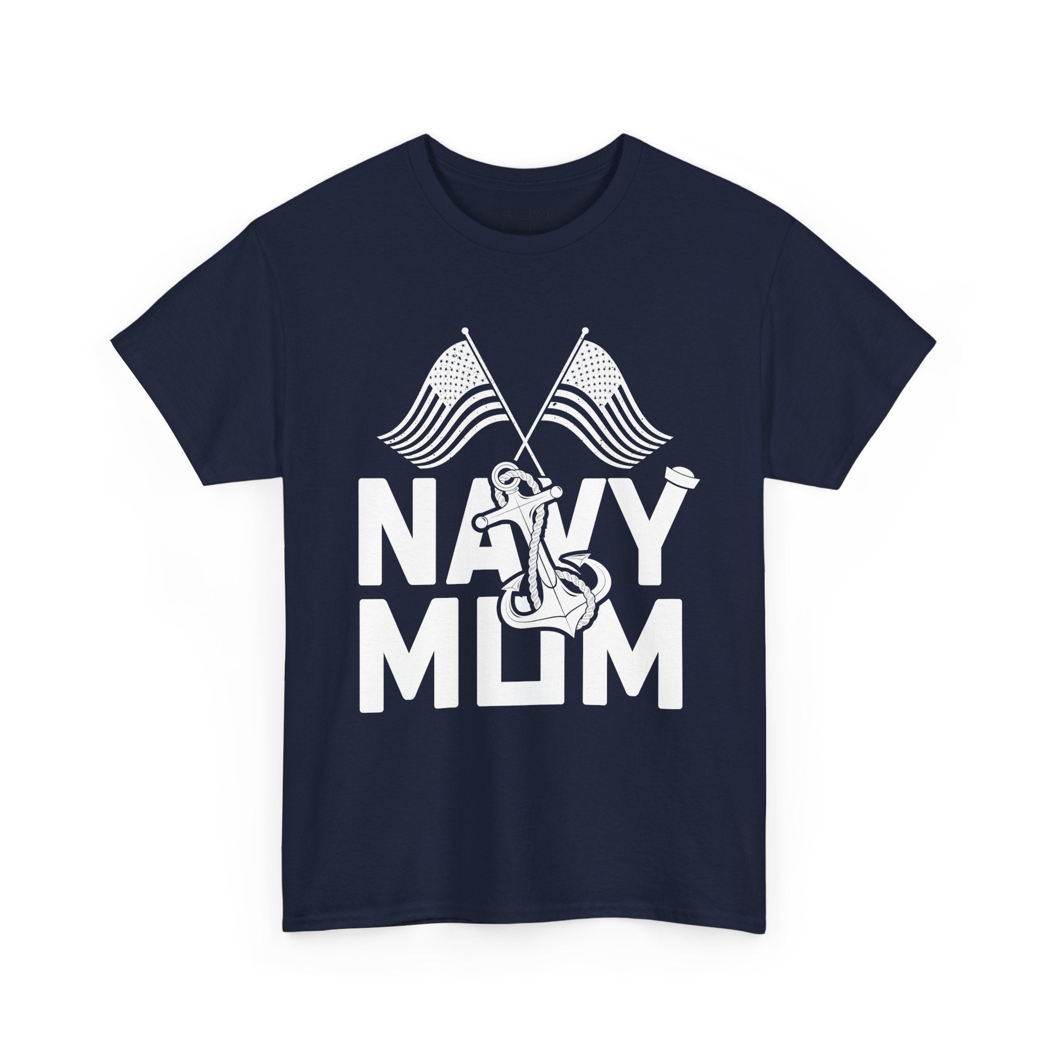 Mom T-Shirt – Navy Mom Design