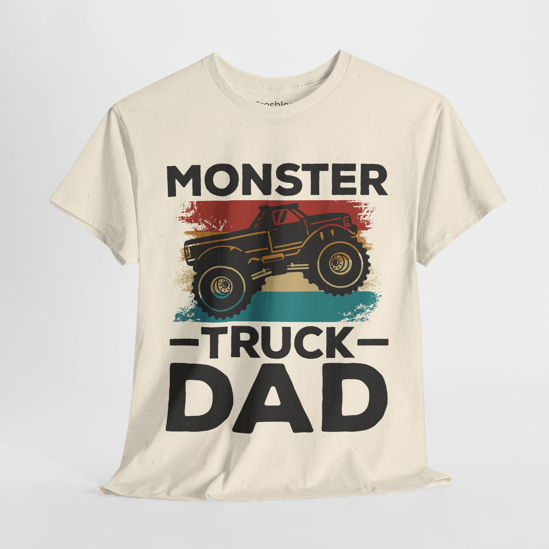 Dad's T-Shirt - Monster Truck Dad Design