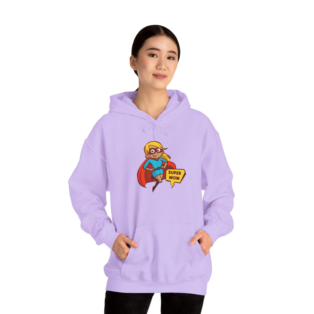 Mom's Unisex Hooded Sweatshirt - Super Mom Design