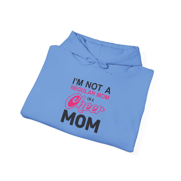 Mom's Unisex Hooded Sweatshirt - I'm Not a Regular Mom Design - Cheer Mom Hoodie