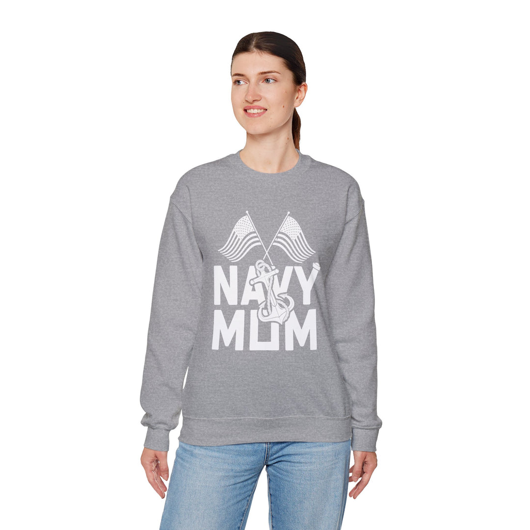 Mom's Sweatshirt - Navy Mom Design – Proud Military Family Apparel