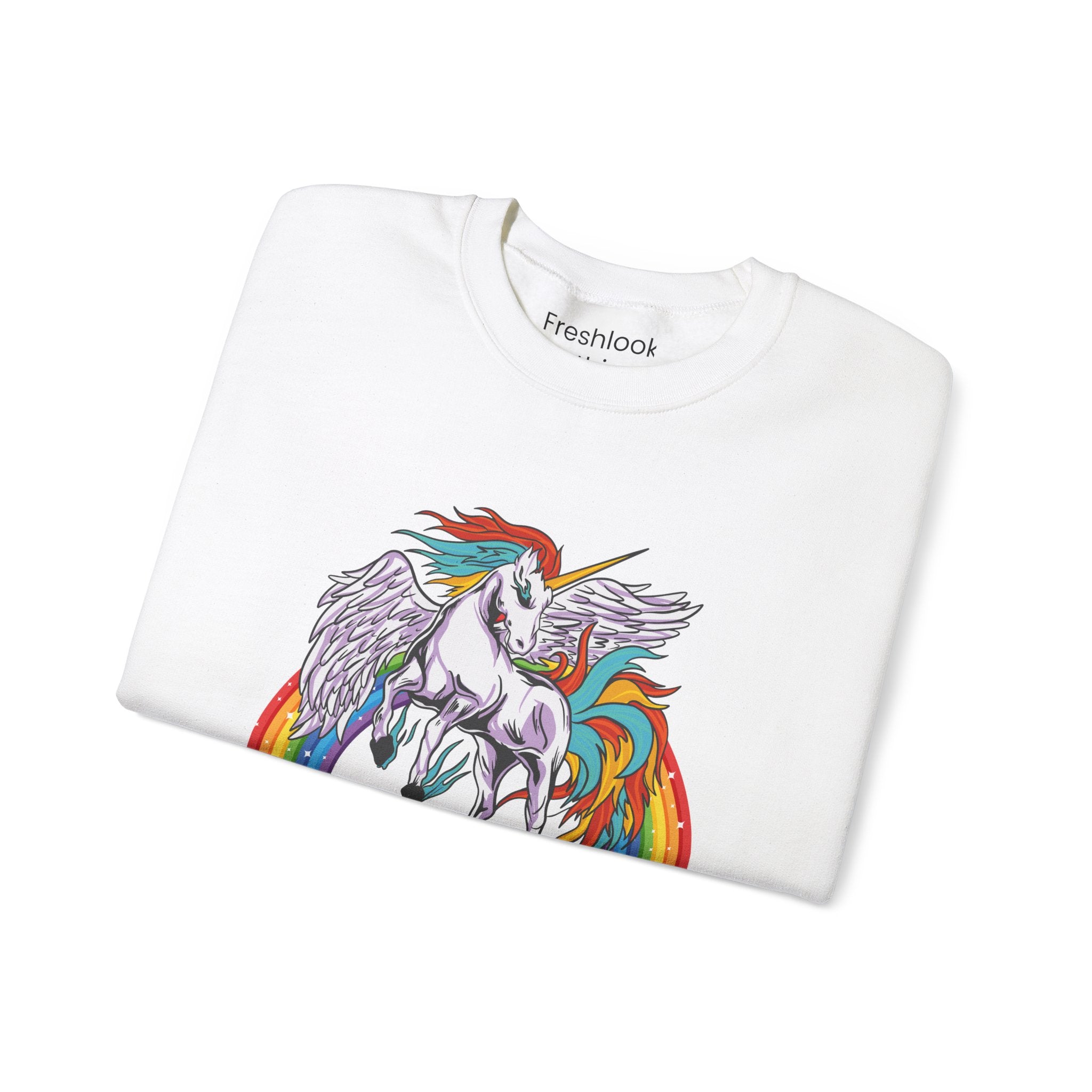 Mom Sweatshirt - Colorful MOMICORN Design