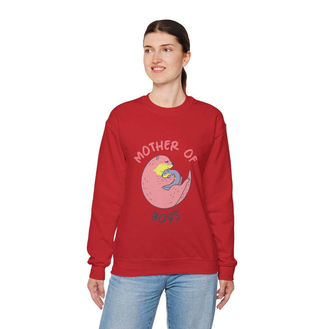 Mom's Sweatshirt - Mother of Boys Design