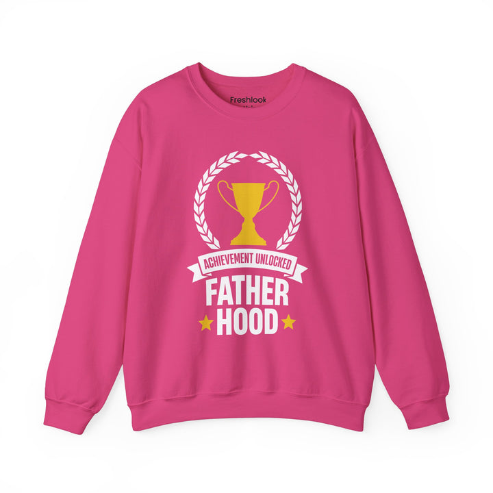 Dad’s Sweatshirt – Achievement Unlocked Fatherhood Design