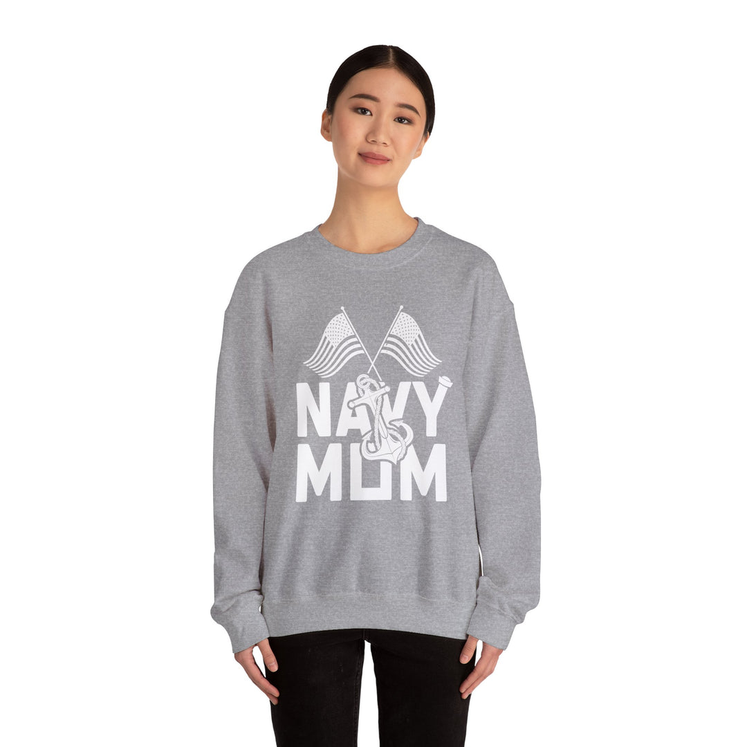 Mom's Sweatshirt - Navy Mom Design – Proud Military Family Apparel