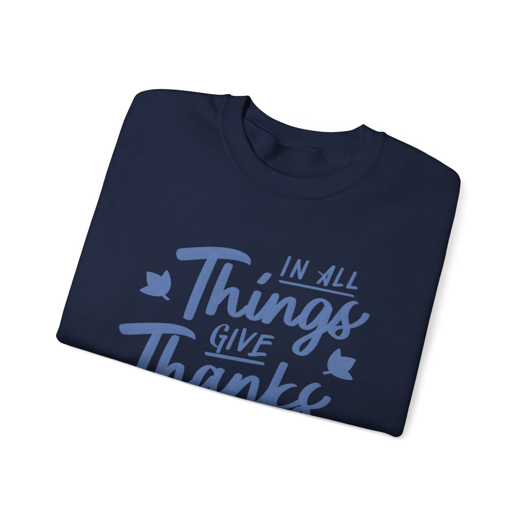 In All Things Give Thanks Design