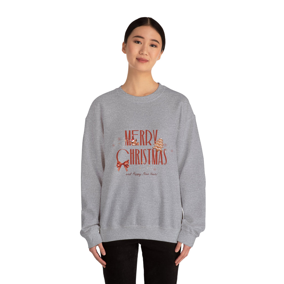 Merry Christmas Crewneck Sweatshirt – Vintage Holiday Graphic