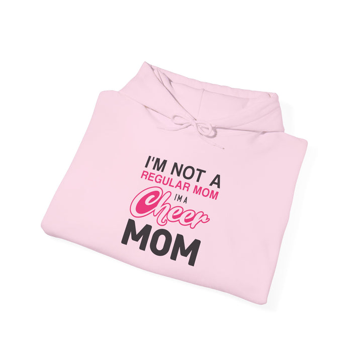 Mom's Unisex Hooded Sweatshirt - I'm Not a Regular Mom Design - Cheer Mom Hoodie