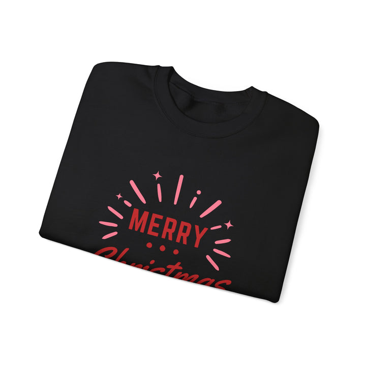 Christmas Sweatshirt — Merry Christmas Vibes Cozy Holiday Crewneck