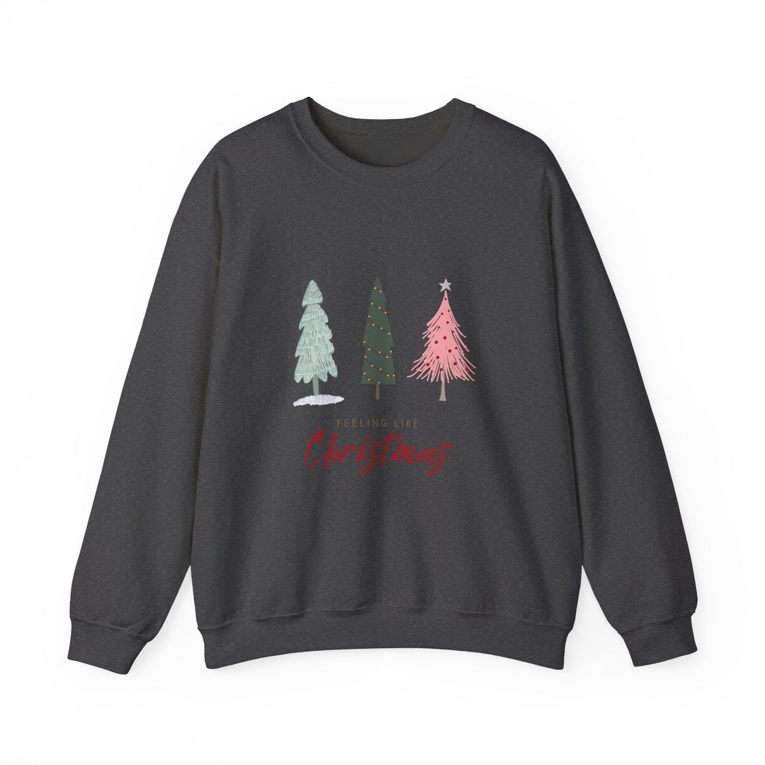 Feeling Like Christmas Crewneck Sweatshirt - Unisex Holiday Sweatshirt