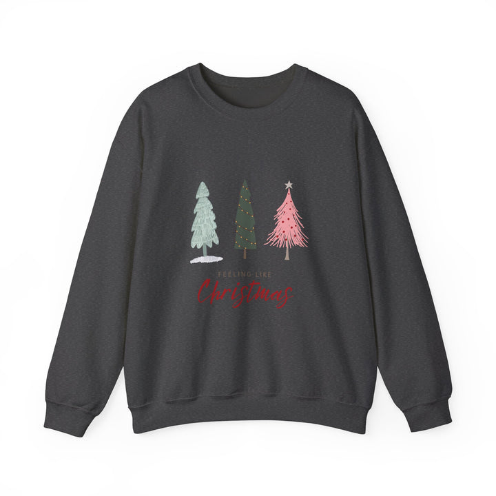 Feeling Like Christmas Crewneck Sweatshirt - Unisex Holiday Sweatshirt