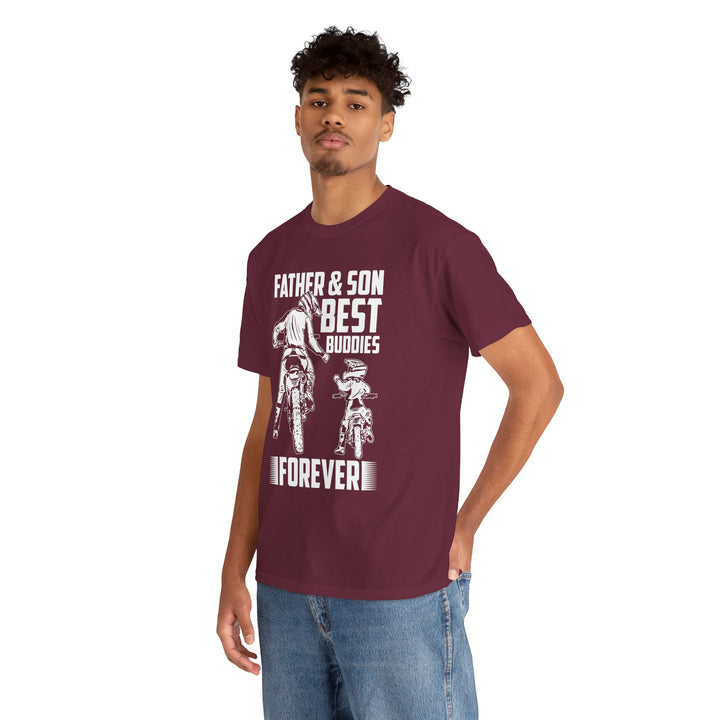 Dad's T-Shirt - Father & Son Best Buddies Forever Design