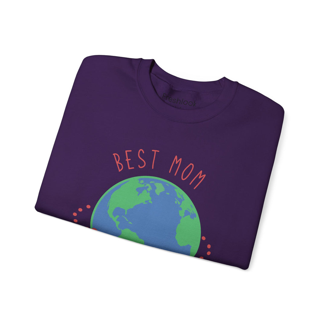 Mom's Sweatshirt - Best Mom on the Planet Design