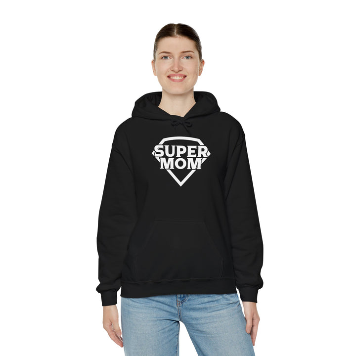 Mom's Unisex Hooded Sweatshirt - Super Mom Design