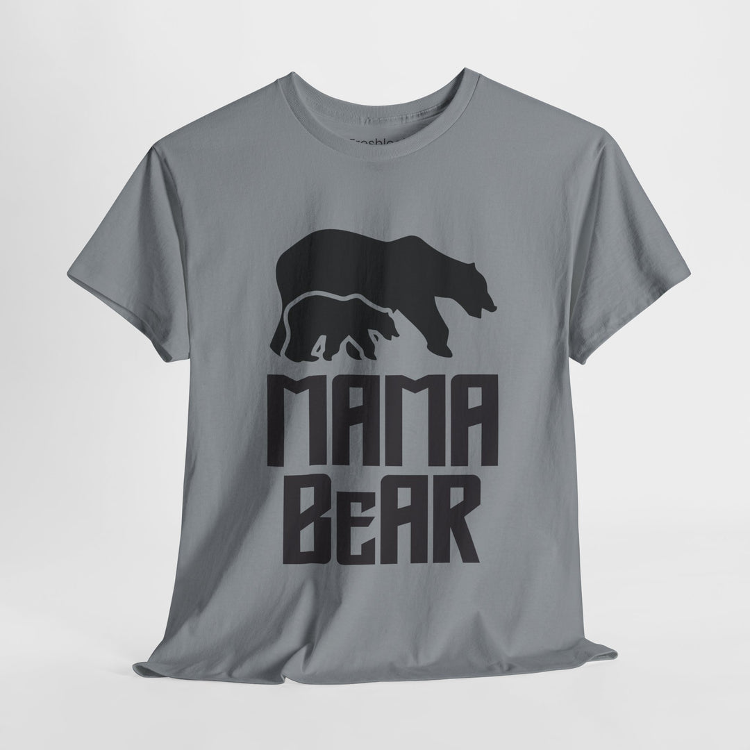 Mom’s T-shirt – Mama Bear Unisex Heavy Cotton Tee - Perfect Gift for Moms Design