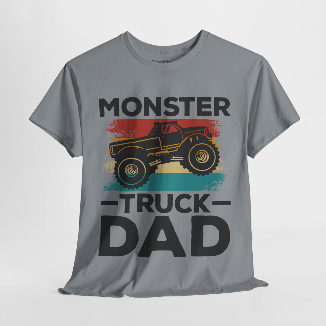 Dad's T-Shirt - Monster Truck Dad Design