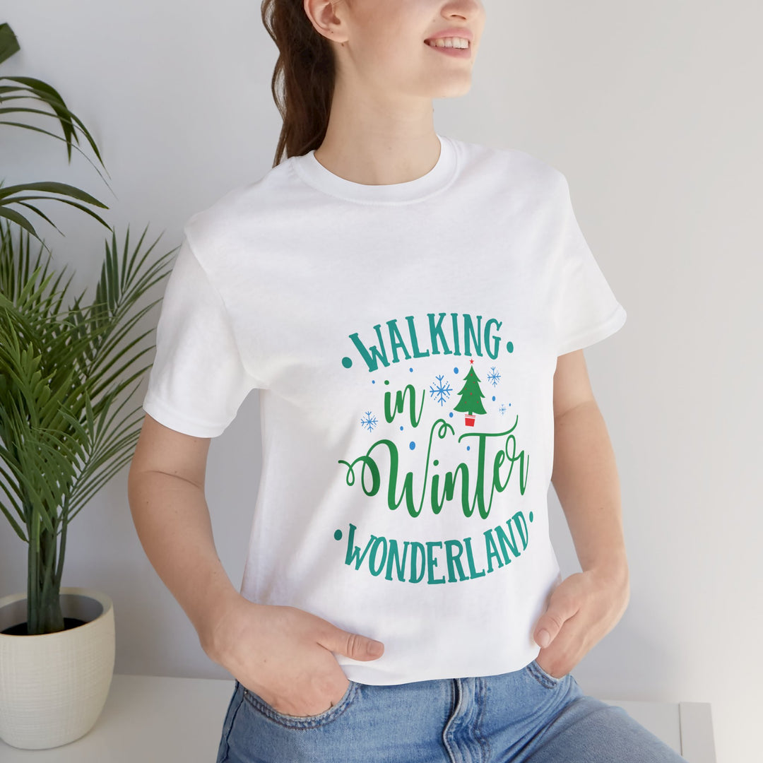 Walking in Winter Wonderland, Christmas T-shirt, Holiday tees, Family Christmas Shirts