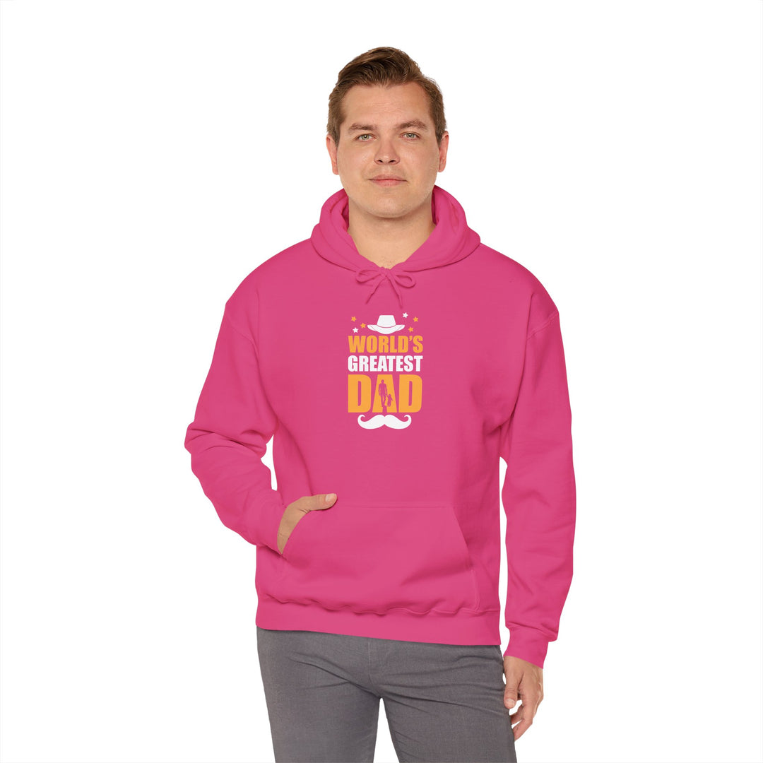 Dad’s Hooded Sweatshirt – World's Greatest Dad Design