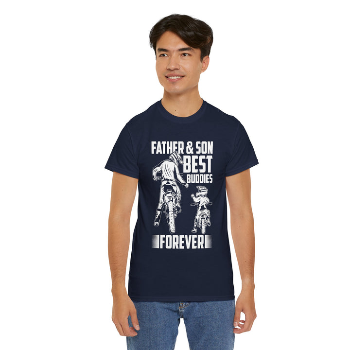 Dad's T-Shirt - Father & Son Best Buddies Forever Design