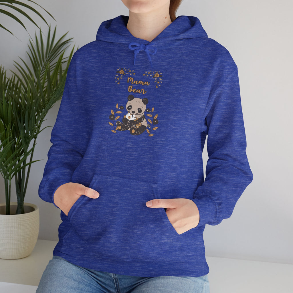Mom's Unisex Hooded Sweatshirt - Mama Bear Design