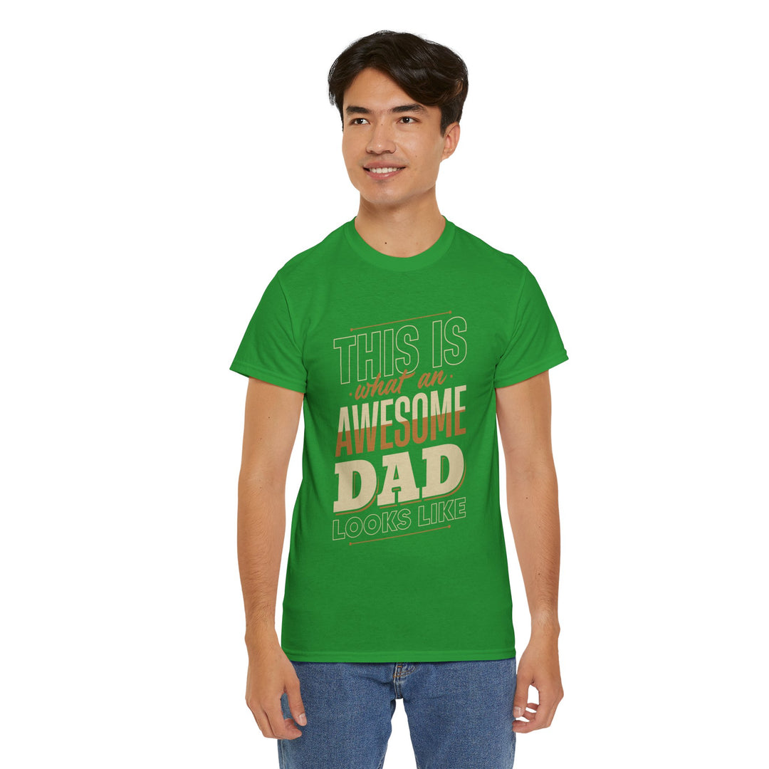 Dad's T-Shirt - This is What an Awesome Dad Looks Like Design