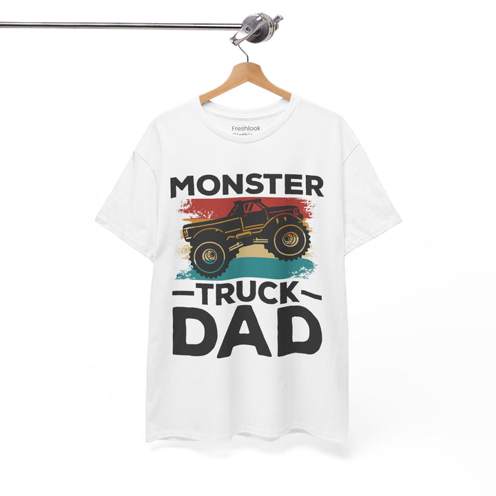 Dad's T-Shirt - Monster Truck Dad Design