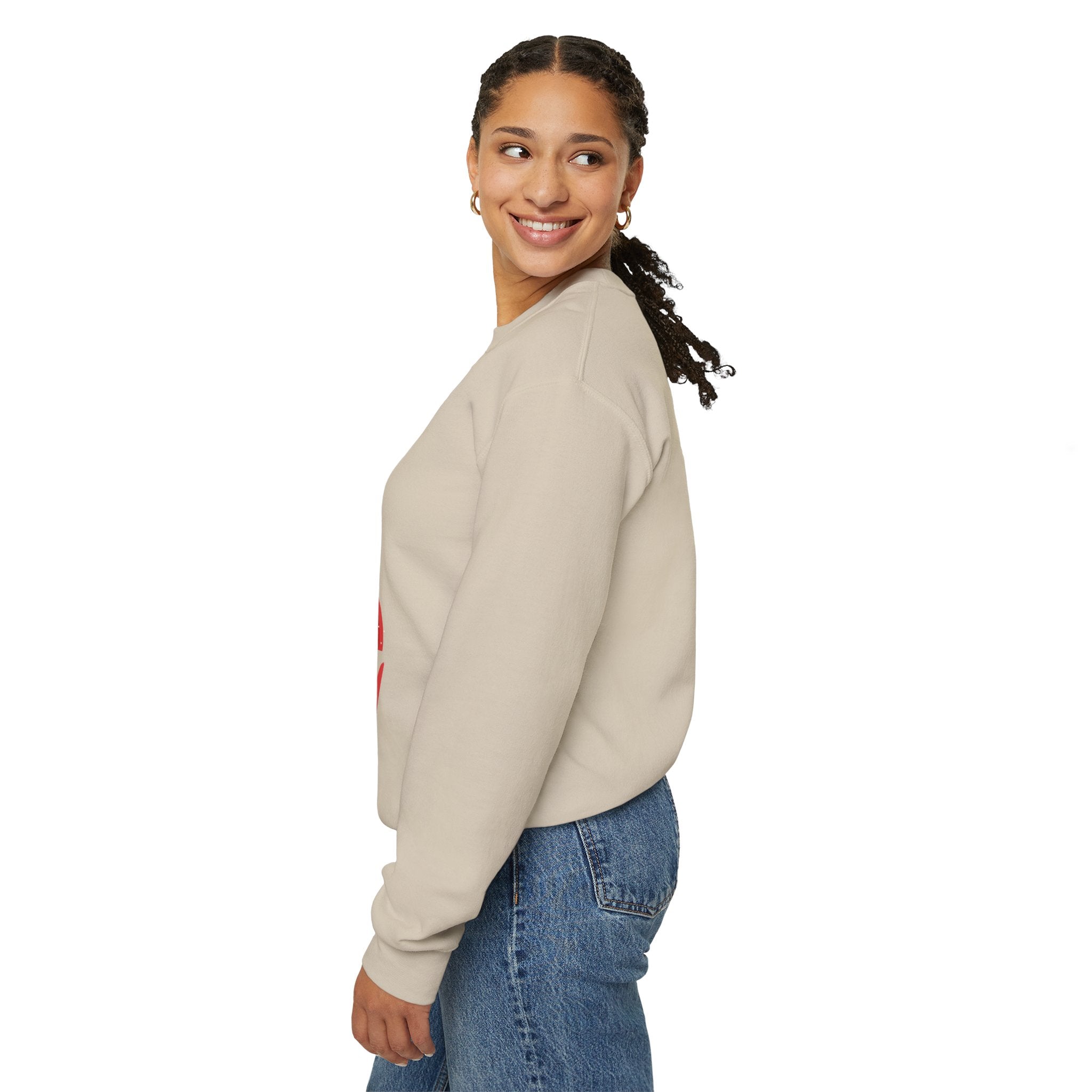 Mom Sweatshirt - Colorful MOMICORN Design