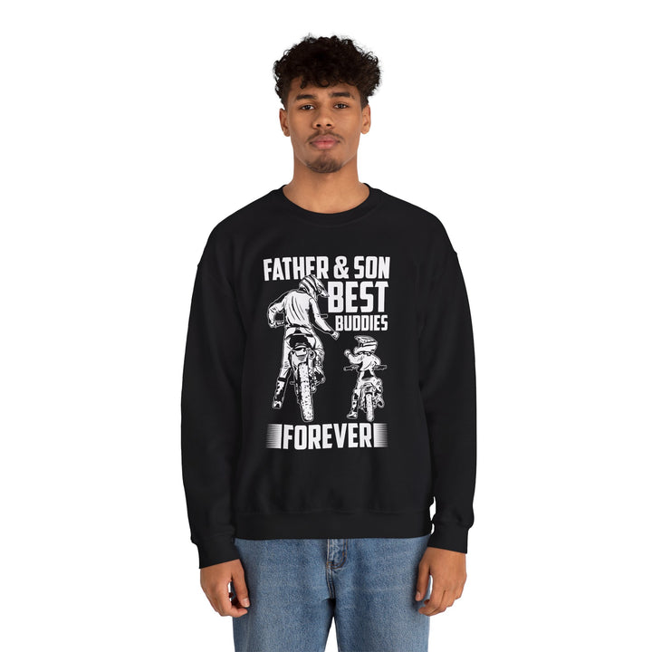 Dad’s Sweatshirt – Father & Son Best Buddies Forever Design