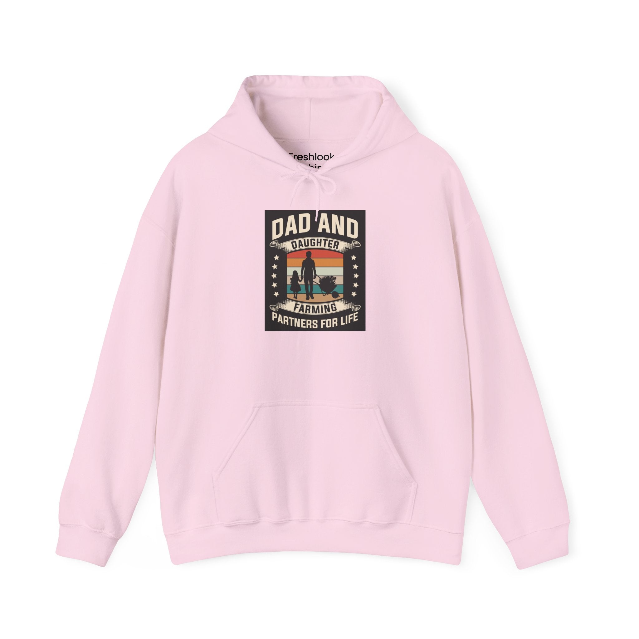 Dad’s Hooded Sweatshirt – Dad and Daughter Farming Partners For Life Design